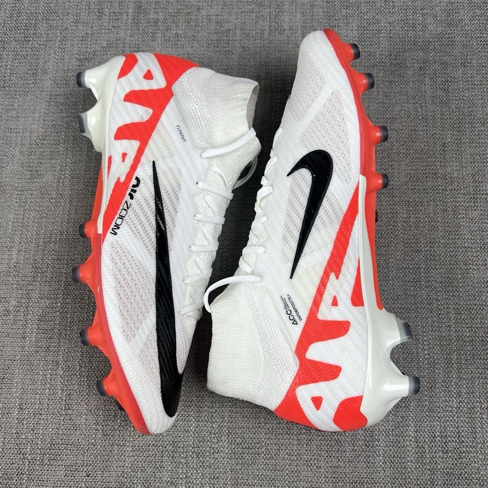 Nike Superfly 9 Elite AG PRO P Bright Crimson White Black FD0245-600 Mens Size 9
